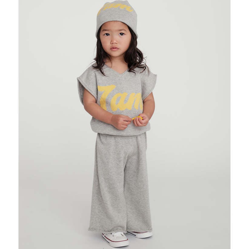 Baby Girls My Boxy Cotton Rolled Edge Wide Leg Pants