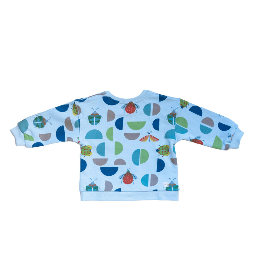 Kelsey Print Long Sleeve Pocket Sweatshirt