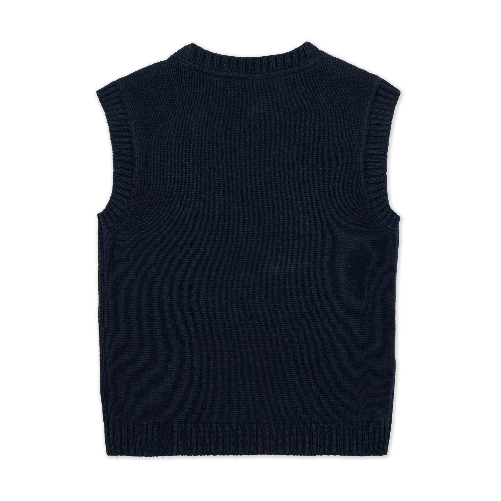 Organic Argyle Sweater Vest