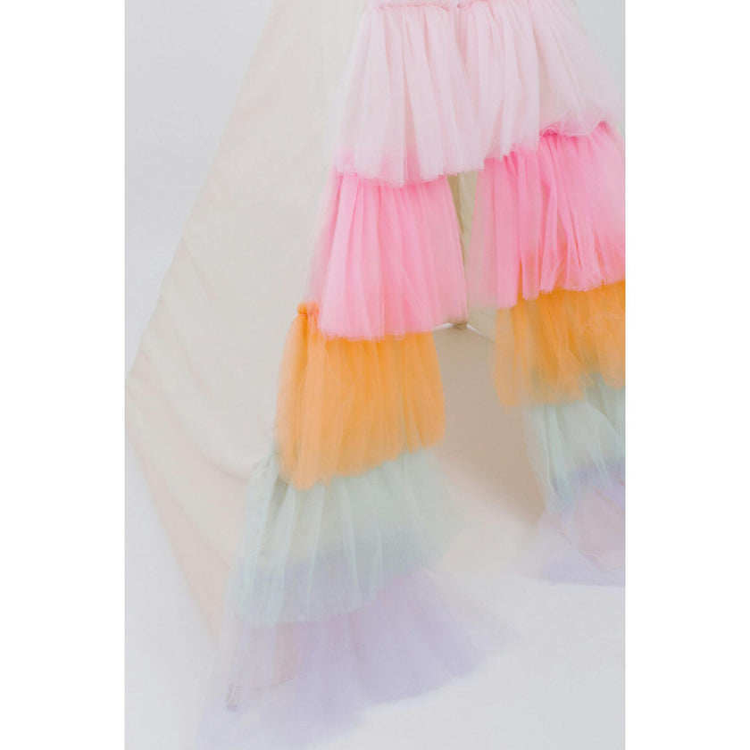 Ruffled Tulle Play Tent