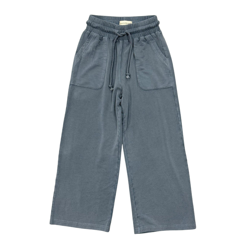 Girls Acid Wash Comfy Pant in Shingles
