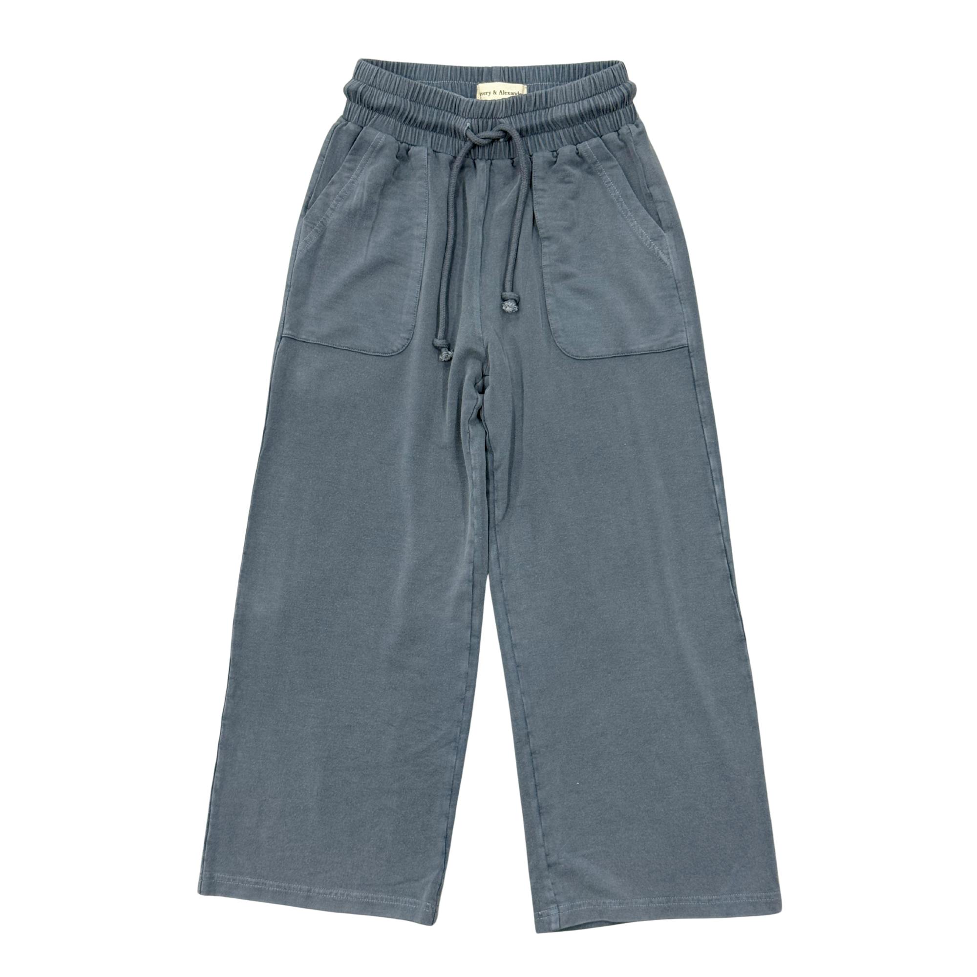 Girls Acid Wash Comfy Pant in Shingles