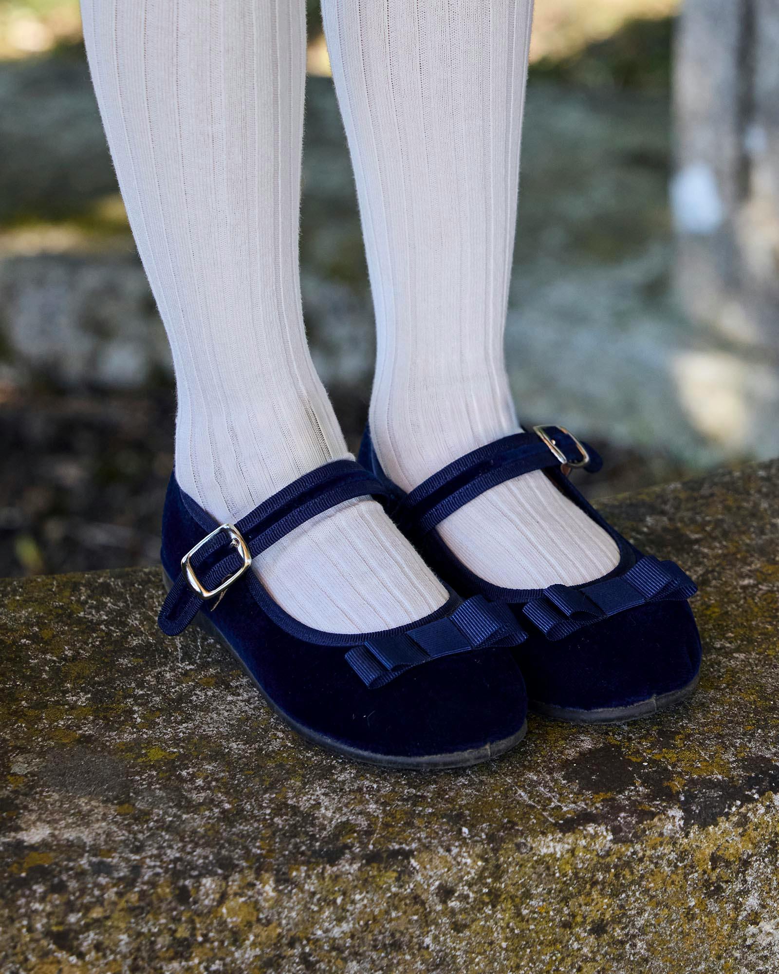 Hampton Classics Lana Party Shoes in Navy