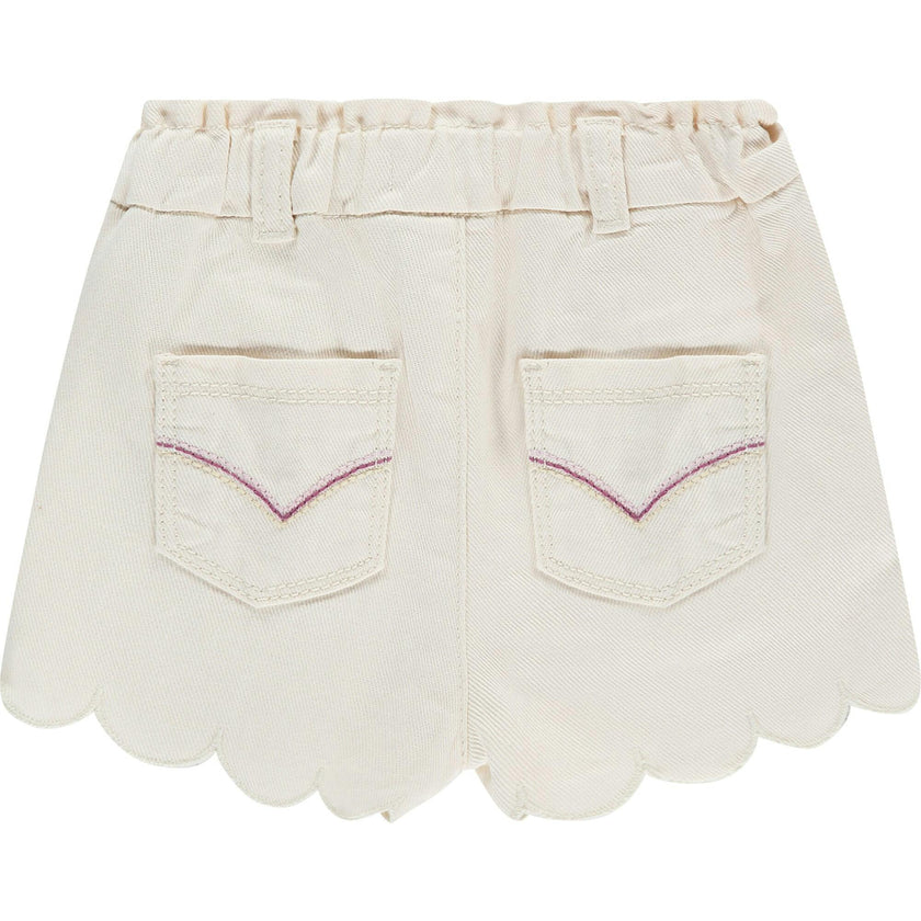 Scalloped Edge Shorts