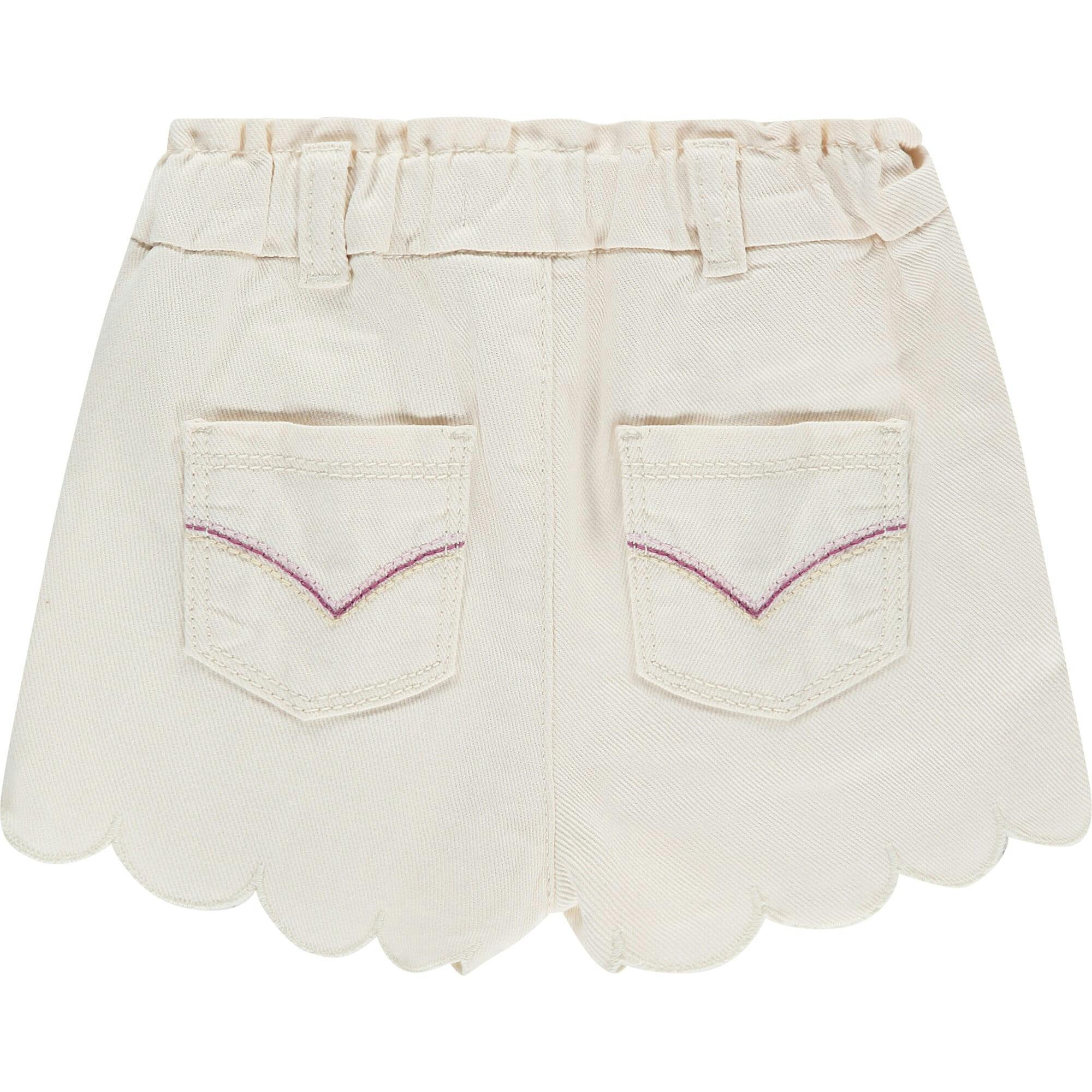 Scalloped Edge Shorts