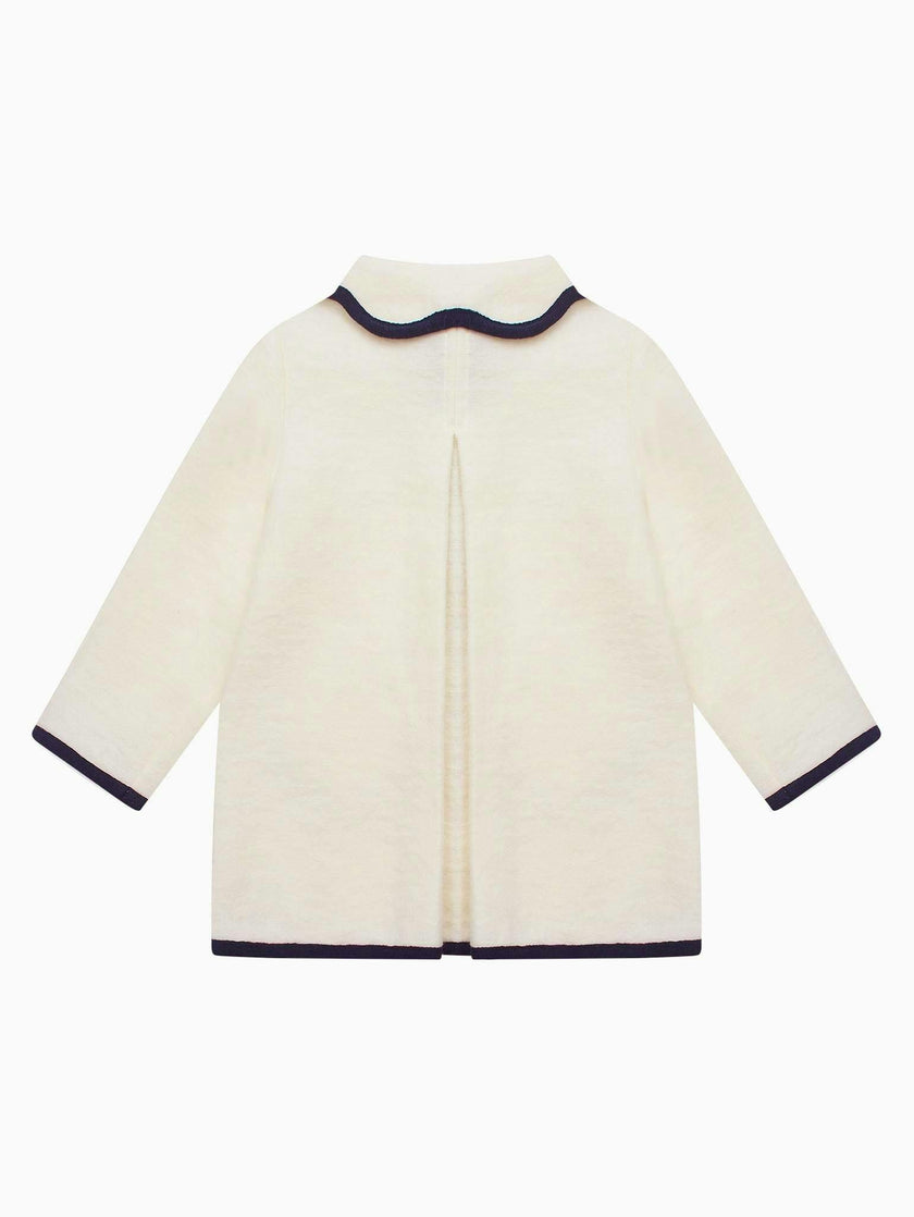 Ivory Sophia Girl Coat