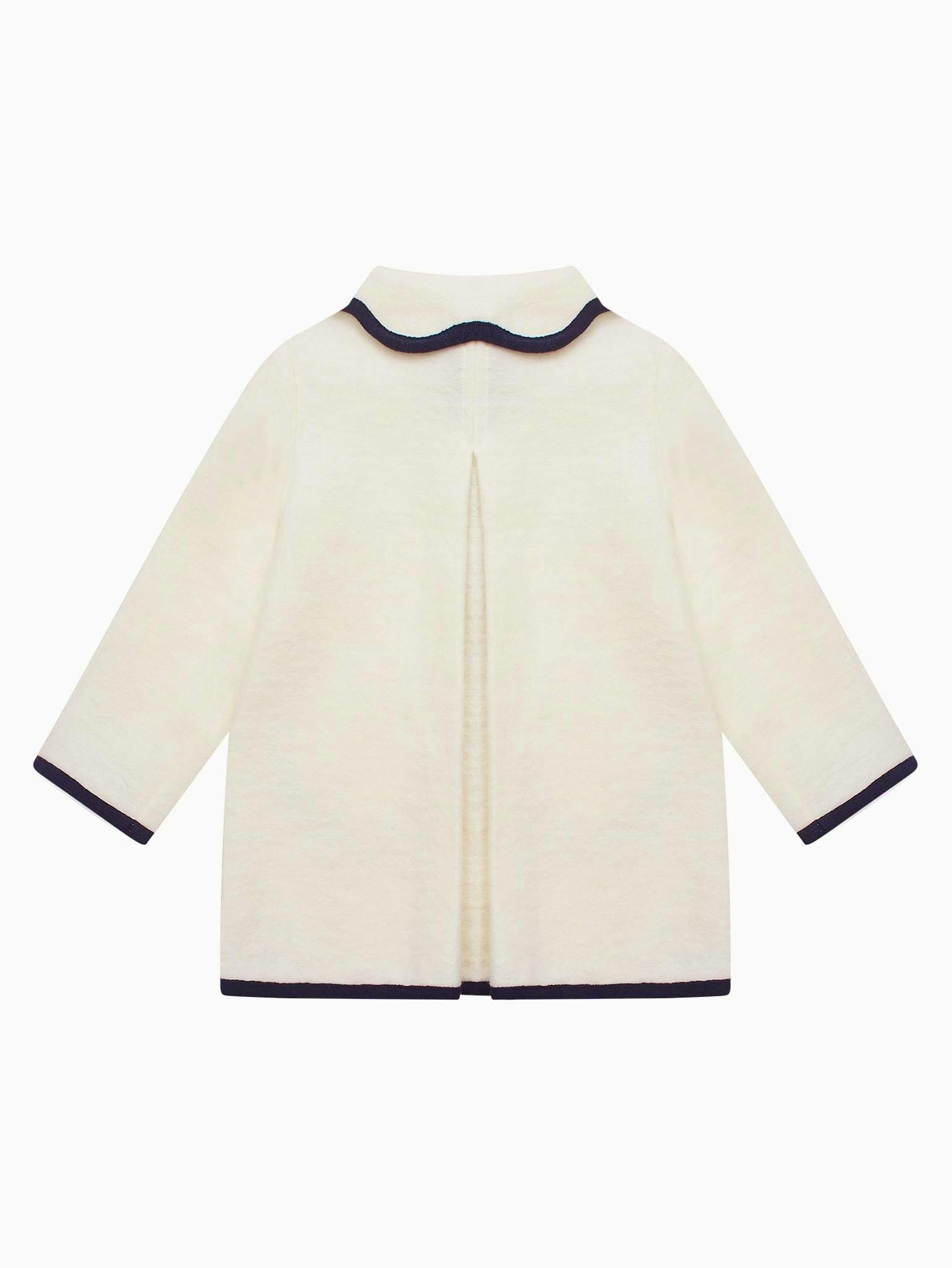 Ivory Sophia Girl Coat