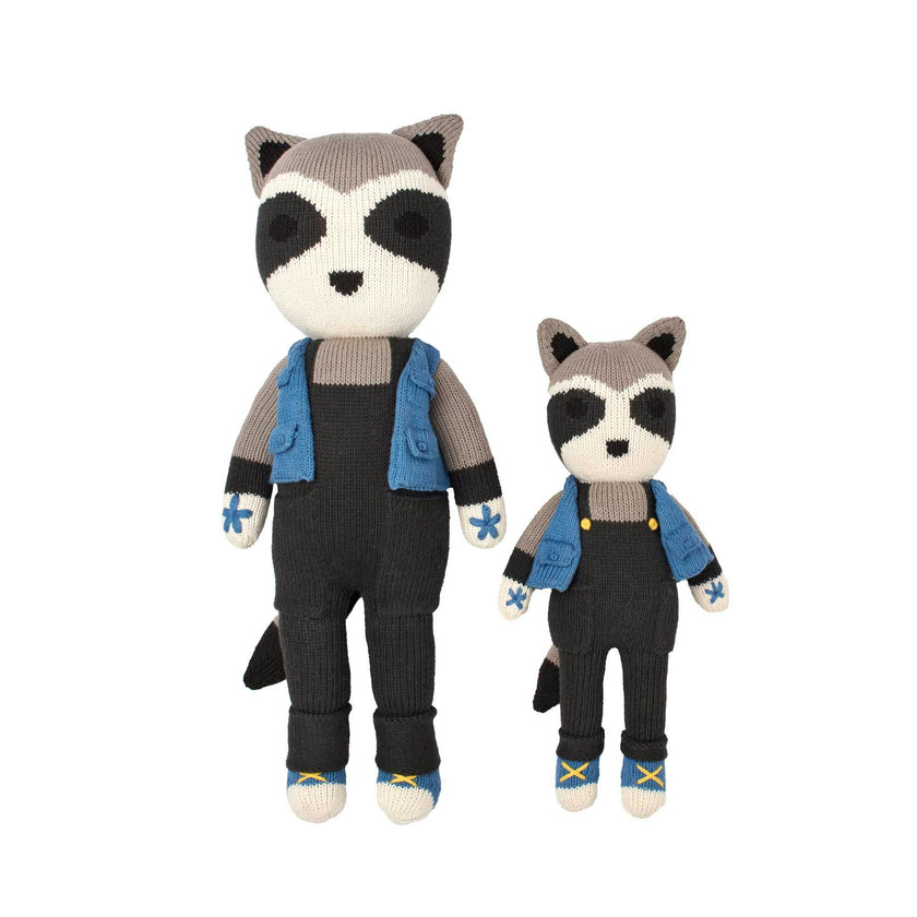 Riley The Racoon Stuffed Animal | Lovey for Babies
