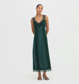The Winsome Dress - Jadeite Floral Jacquard