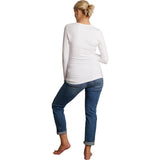 Liv Long Sleeve Crew Neck Maternity Tee