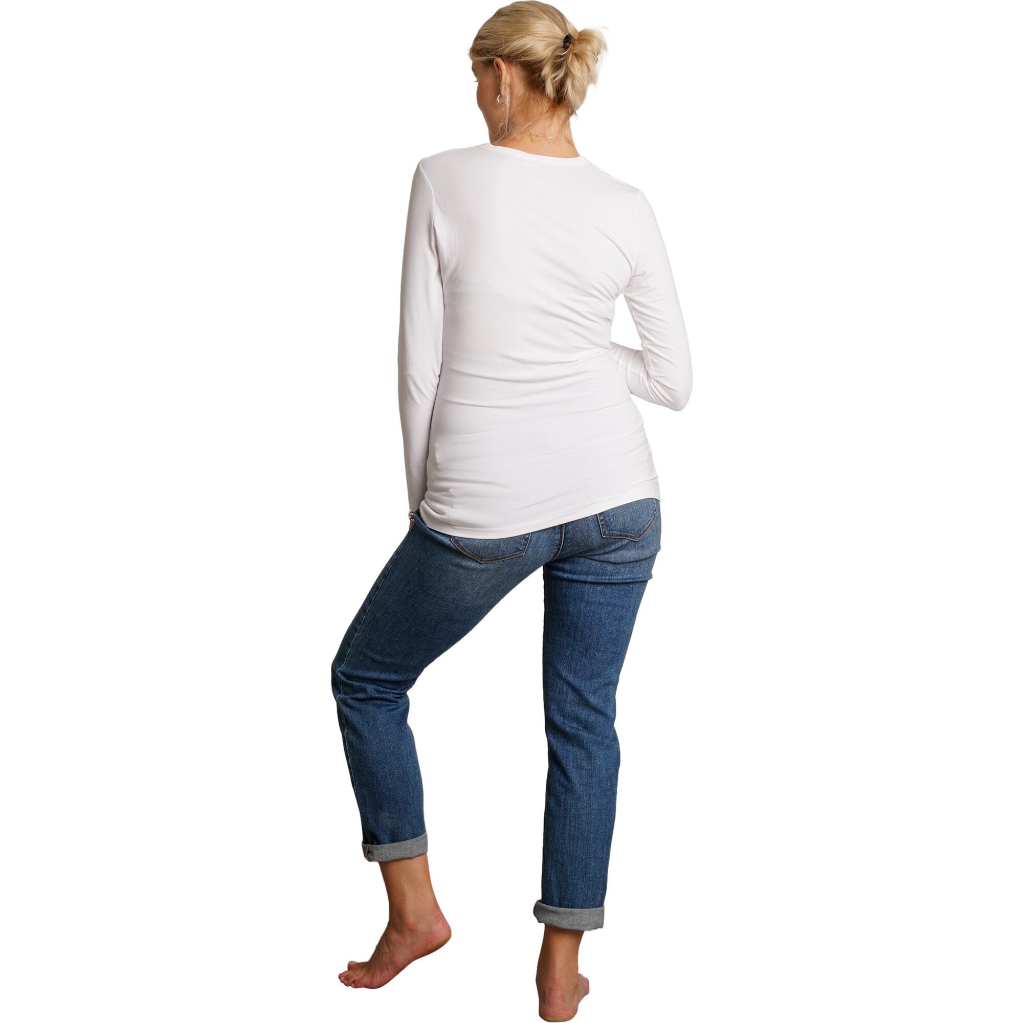 Liv Long Sleeve Crew Neck Maternity Tee