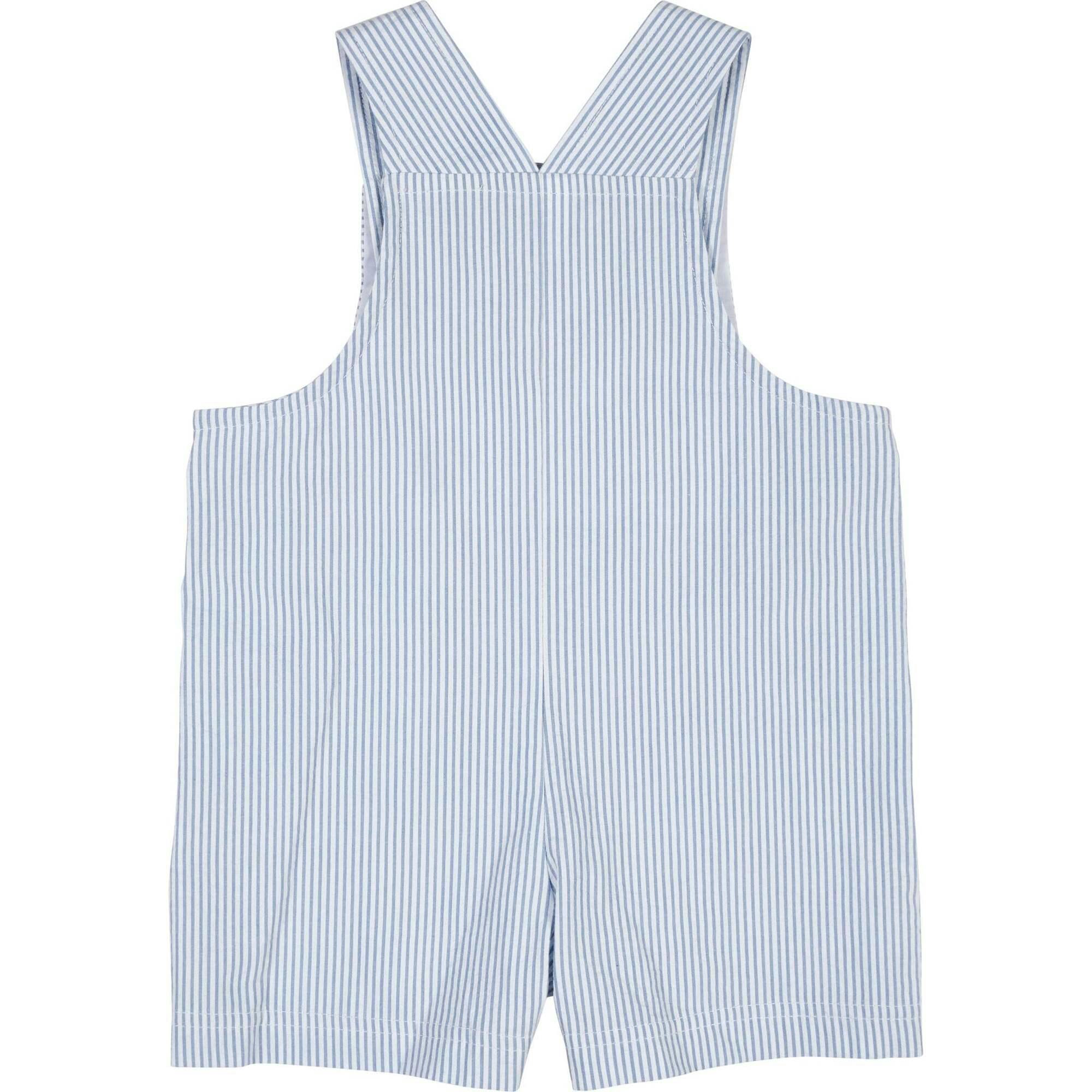 Seersucker Shortall With Airplane