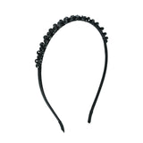 Black Onyx Clover Headband