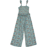 Tank Smocked Jumpsuit Evelyn Vine Floral