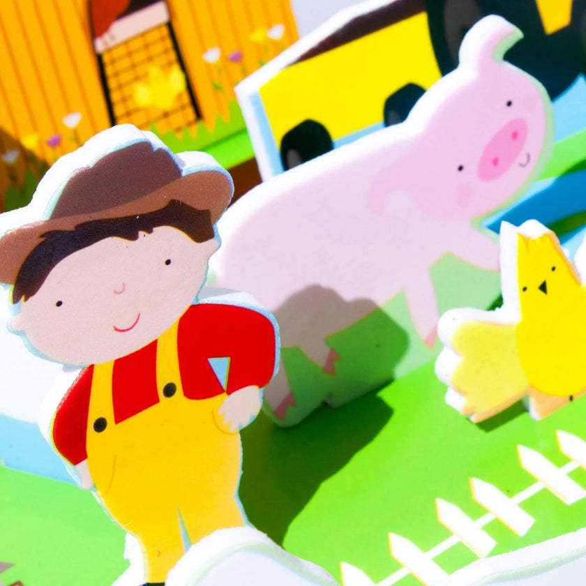 Bath Time: Build & Play - On The Farm