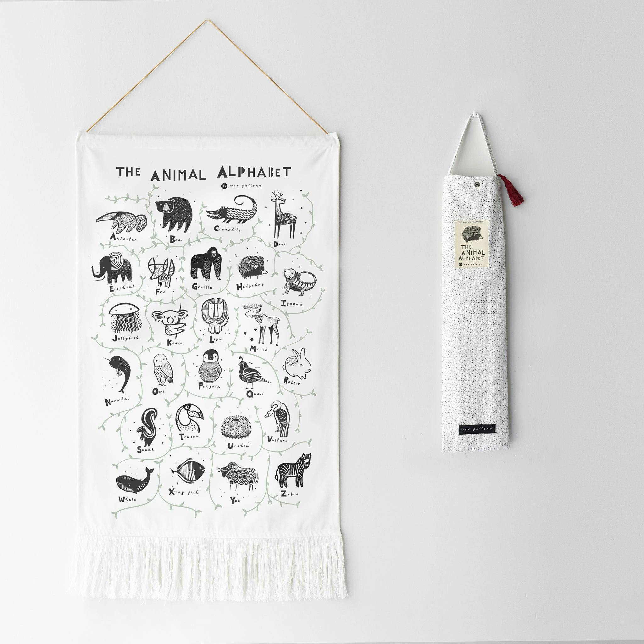 Animal Alphabet Wall Hanging
