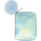 Shiny Tie Dye Mermaid Scale Wallet