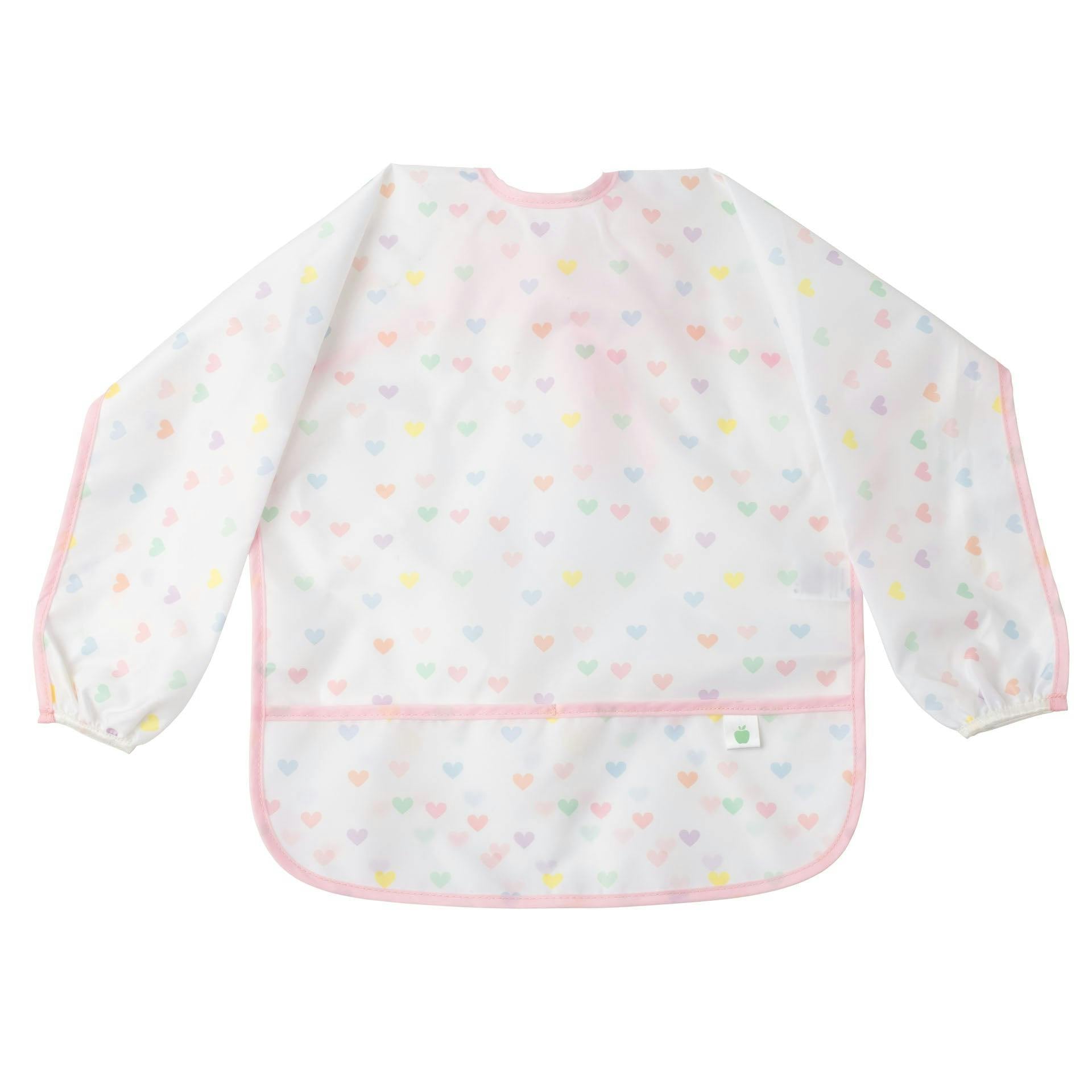 The Cover Everything Bib in Hearts