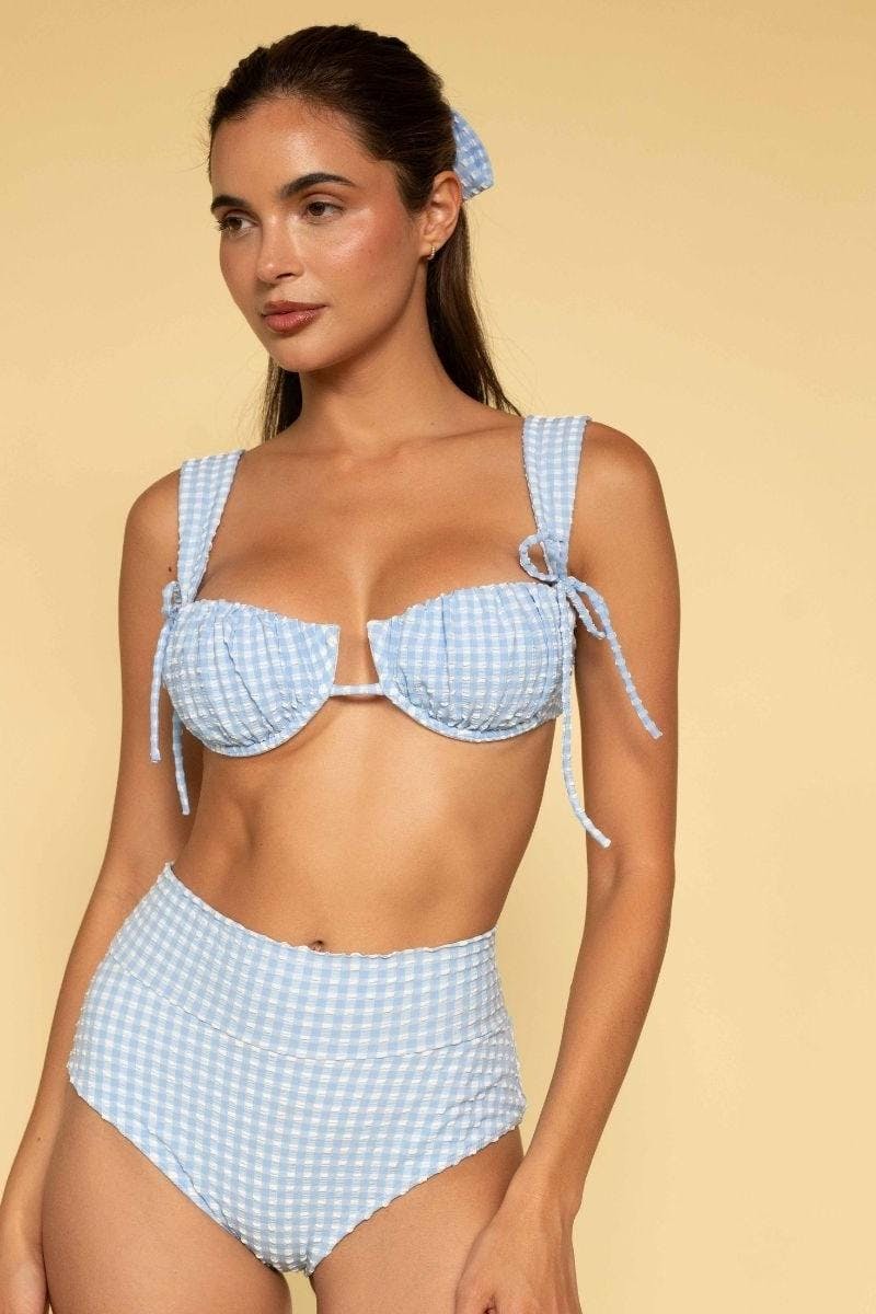 Added Coverage High Rise Bikini Bottom