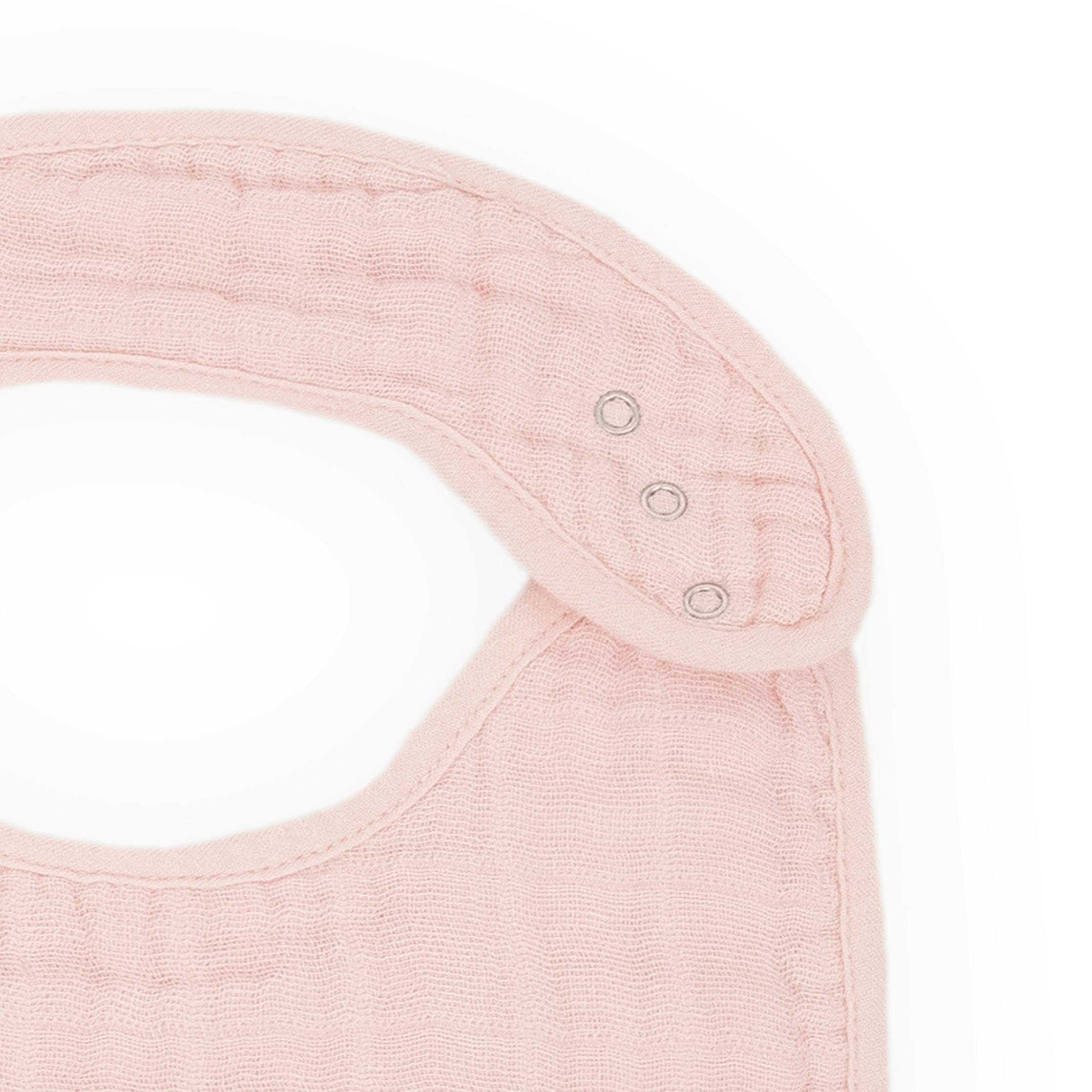 Cotton Muslin Classic Bib 3 Pack - Watercolor Roses