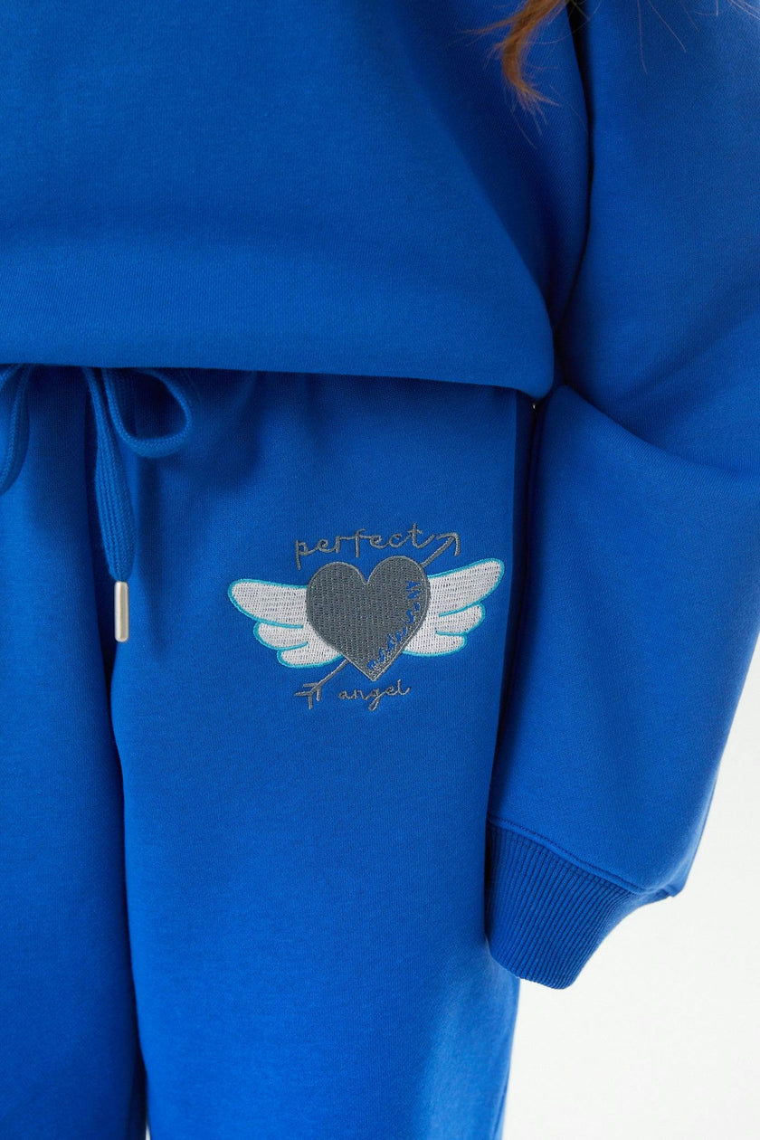 Jessie Royal Blue French Terry Jogger - Perfect Angel