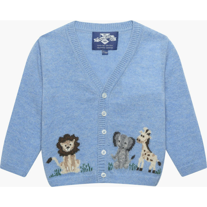 Baby Augustus Lion & Friends Cardigan