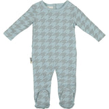 Houndstooth Long Sleeve Footie