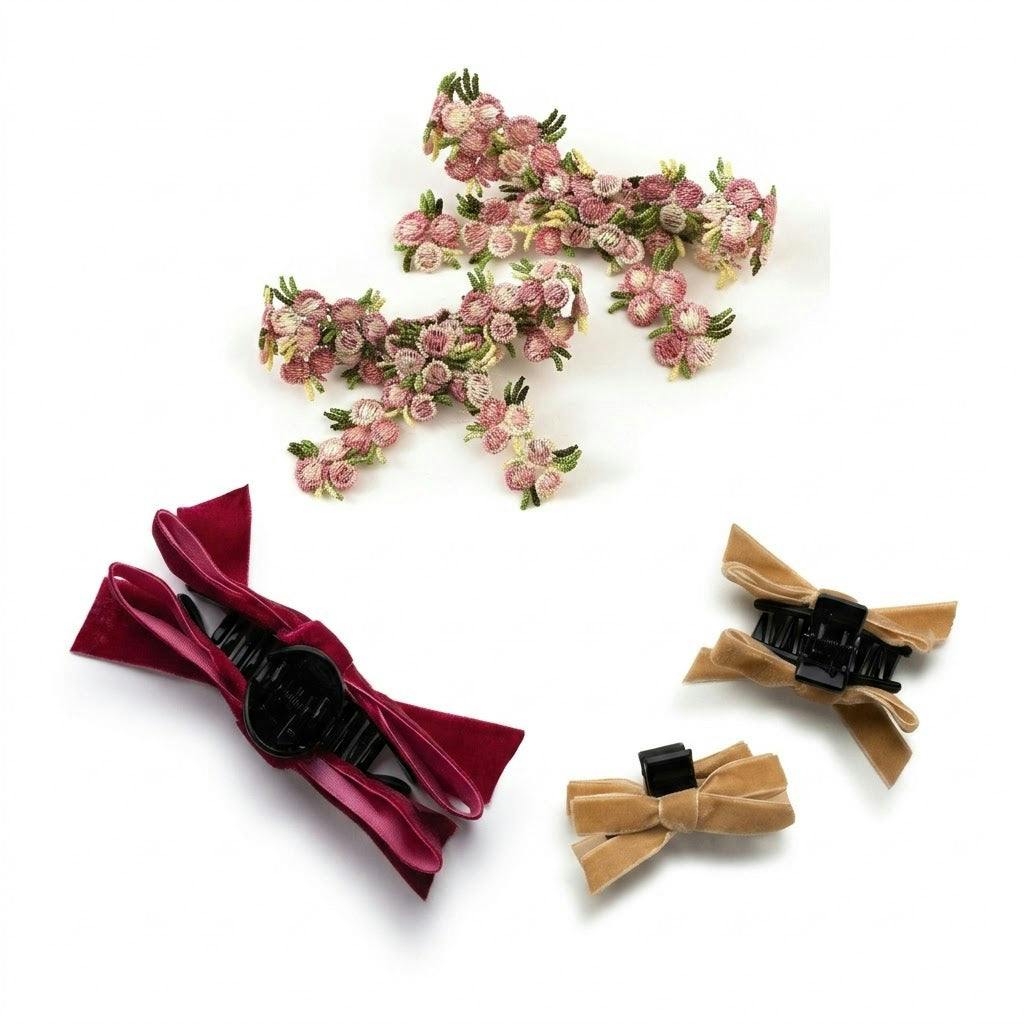 Halo Luxe Adorable Girl Essentials Kit - Comfortable Bands & Clips Set