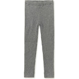Marled Sweater Leggings, Grey