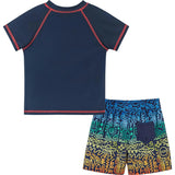 Short Sleeve Rocket Rashguard Swim Set