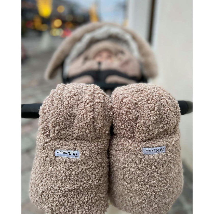 Warmmuffs With Fluffy Teddy Exterior