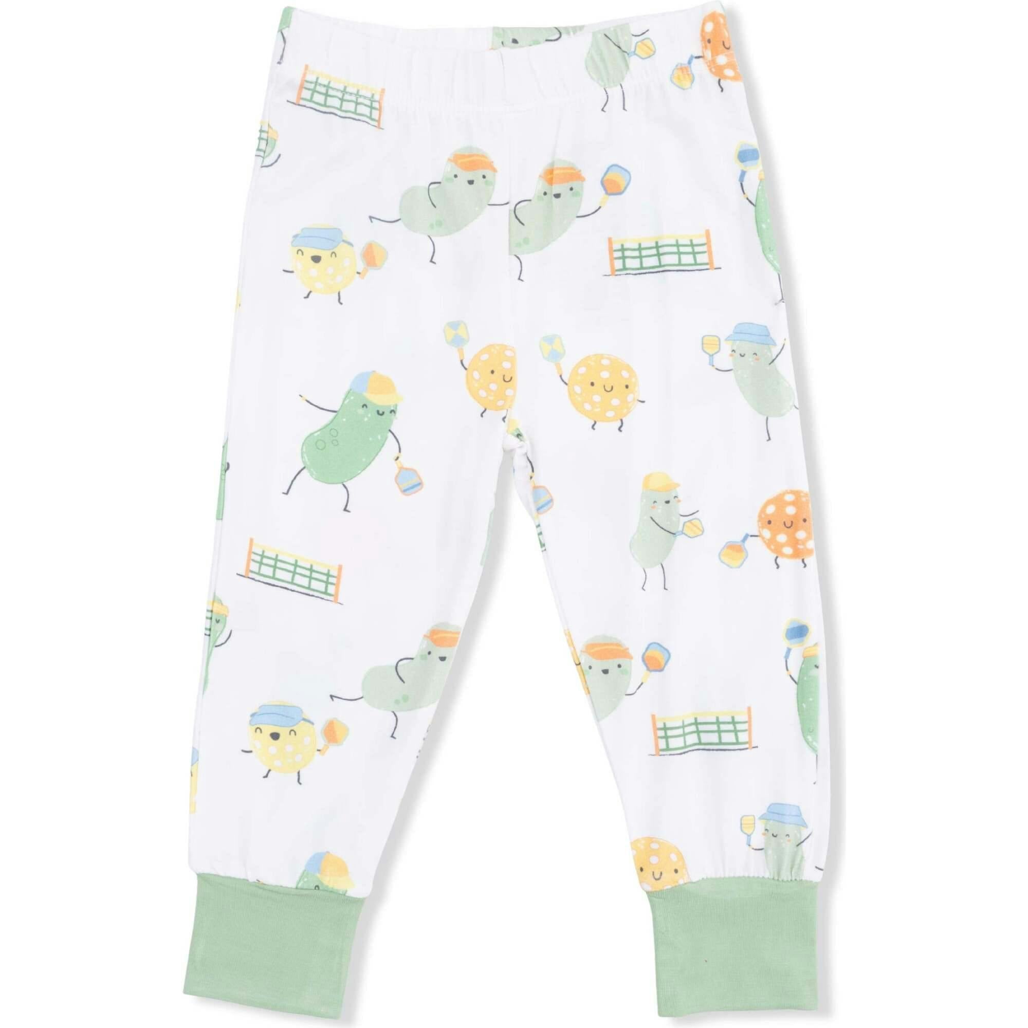 Pickles Playing Pickleball - Short Sleeve Loungewear Set