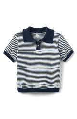 Sterling Short Sleeve Sweater - Navy