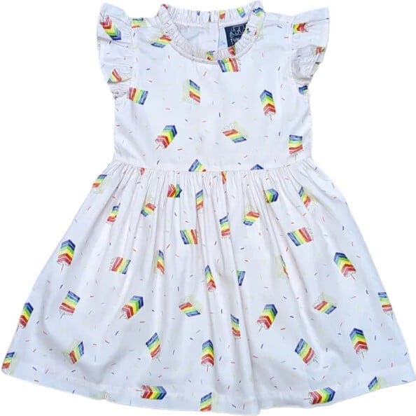 Birthday Cake Ruffle Dress