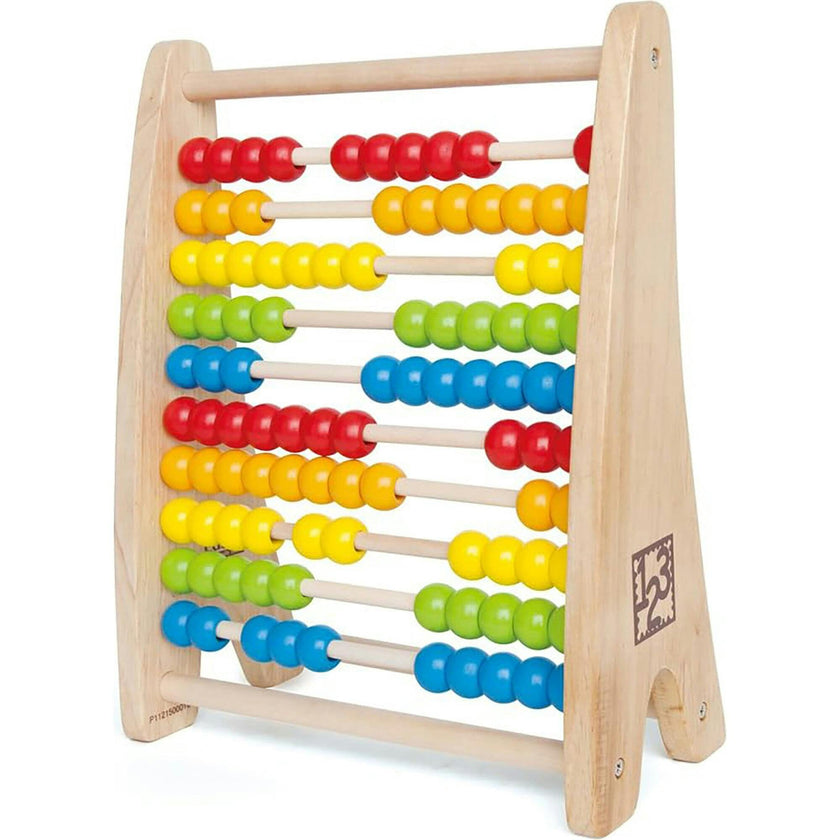Hape: Rainbow Bead Abacus&nbsp;- Colorful Wooden Counting Toy
