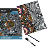 Scratch Art: Paper Pad - Moon & Sun