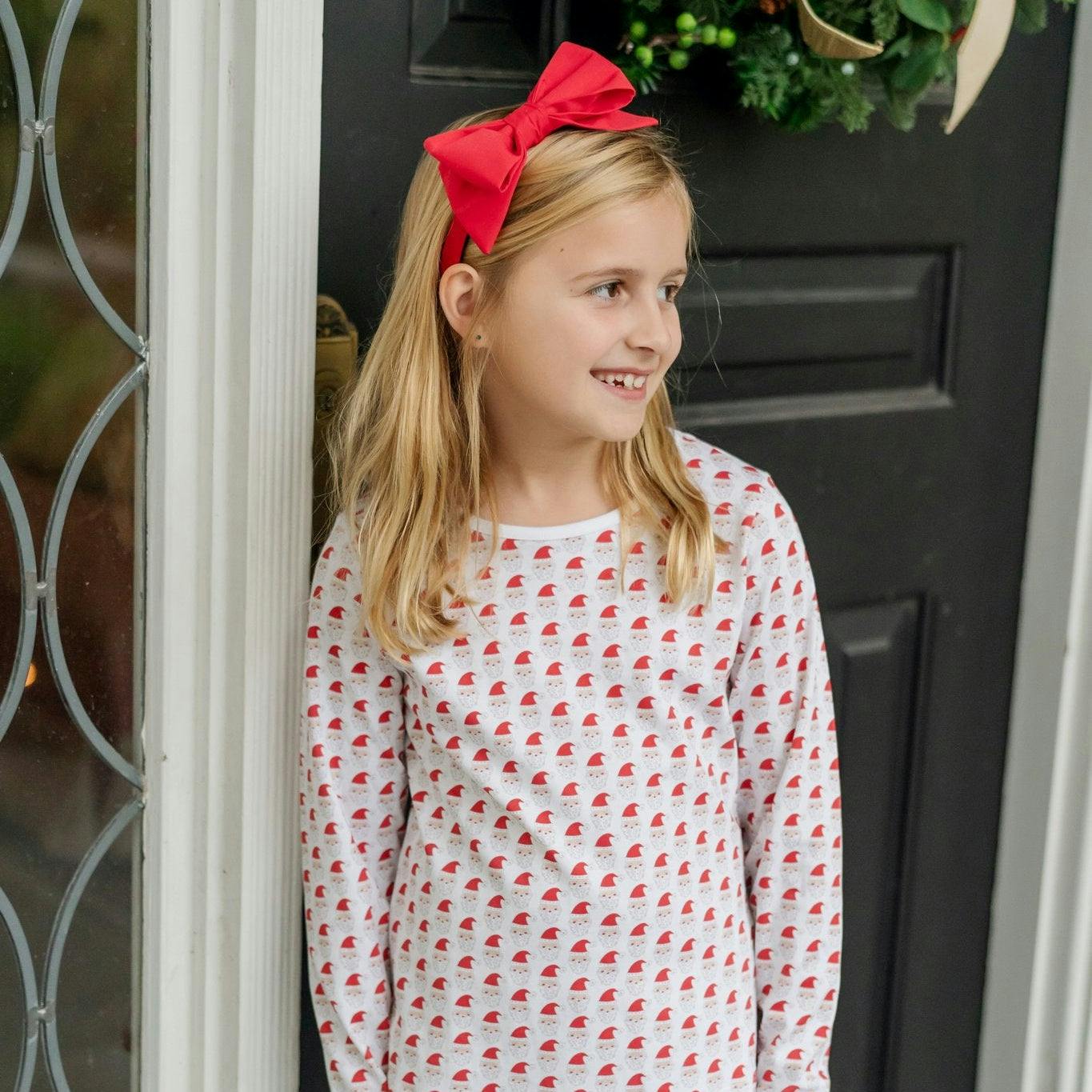 Millie Girls' Pant Set - Whimsical Santa