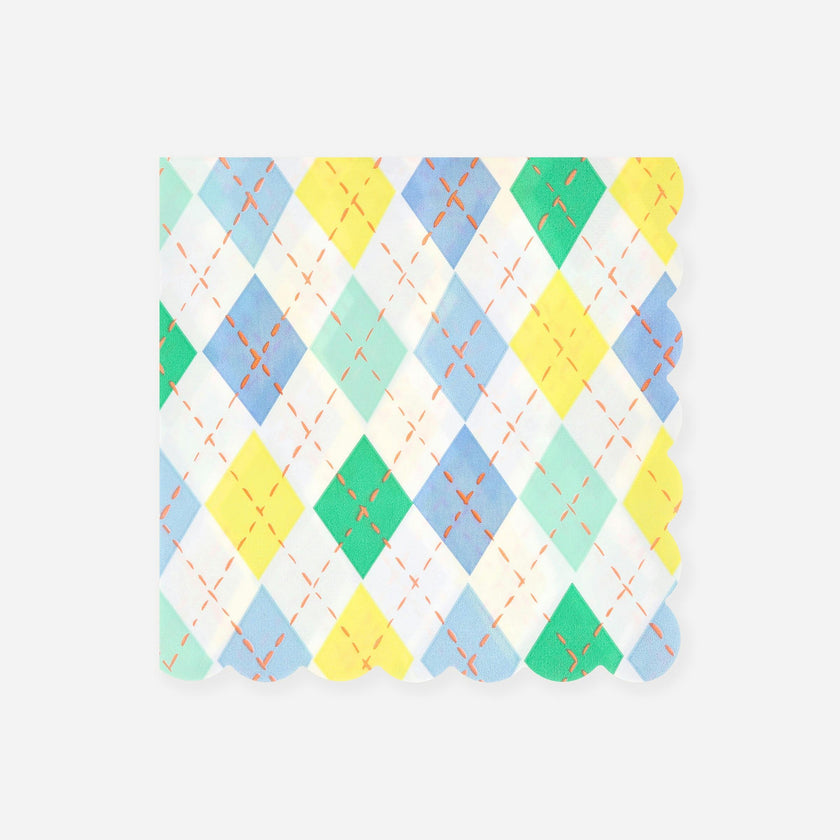 Argyle Large Napkins