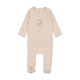 Prancing Footie Barely Pink