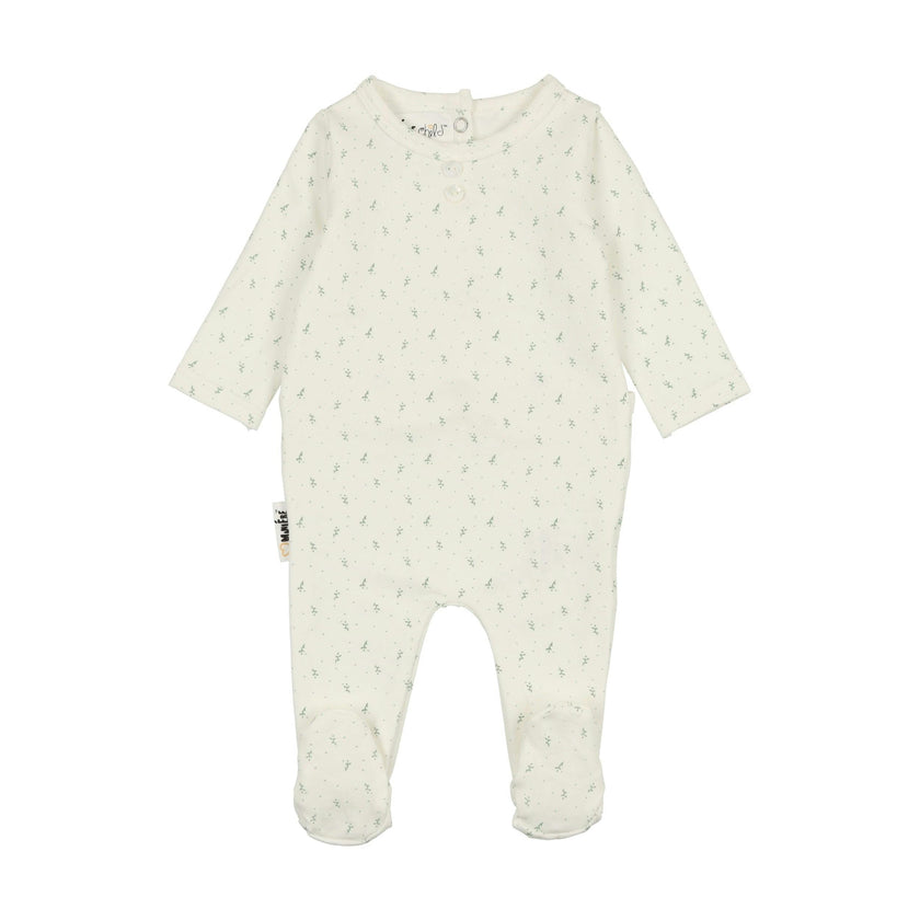 Buttons & Polka Dots Footie