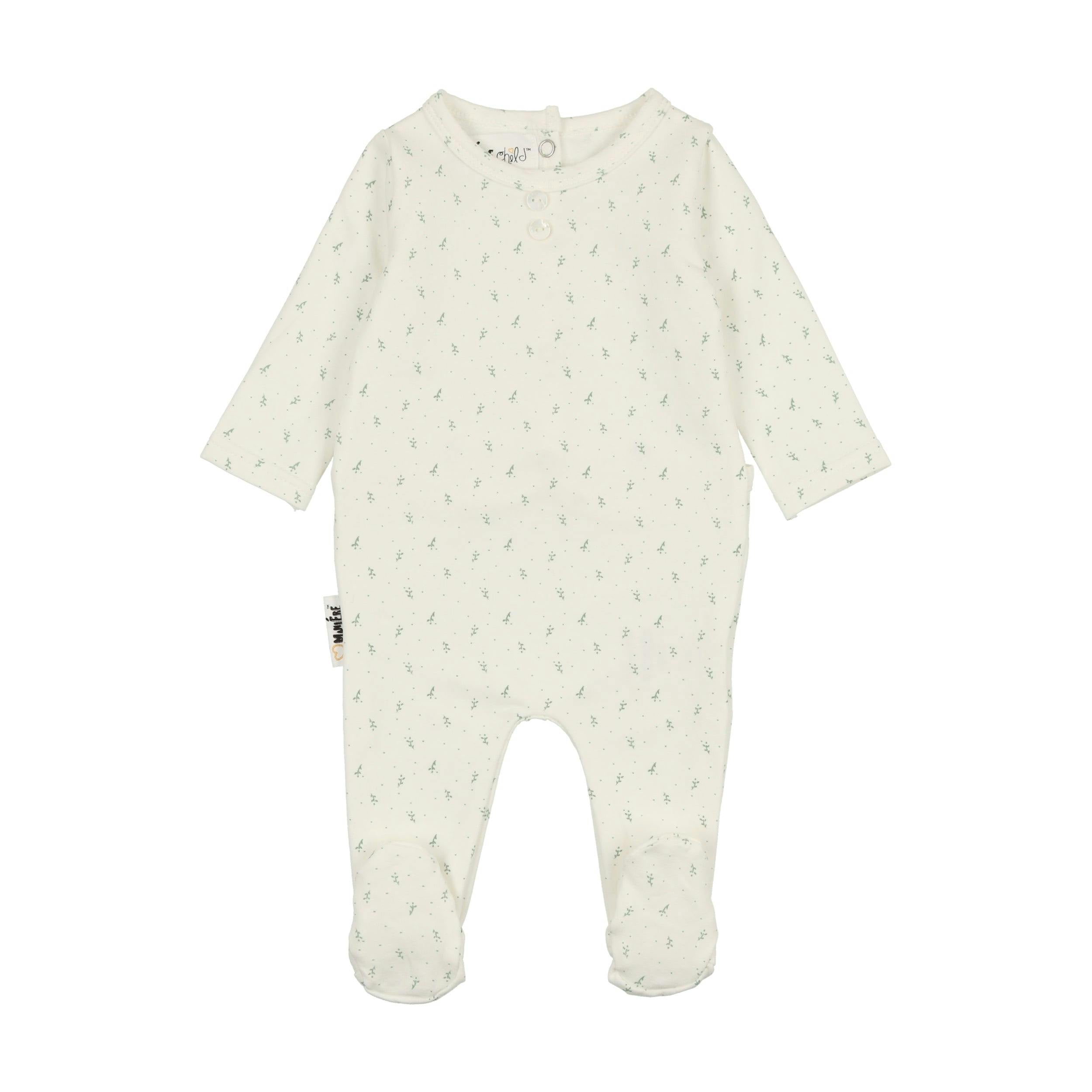 Buttons & Polka Dots Footie