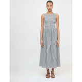The Cosima Nap Dress - Black/Sand Gingham