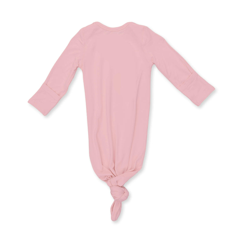 Solid Mellow Rose - Knotted Gown and Knot Headband