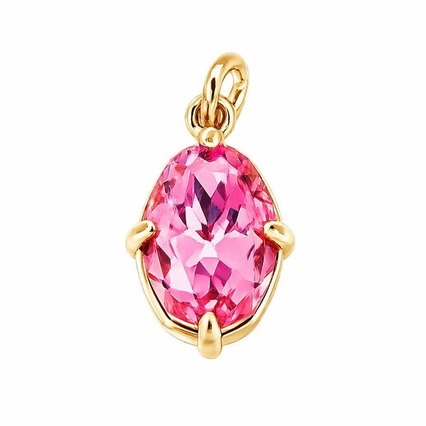 Hot Pink Gem Charm