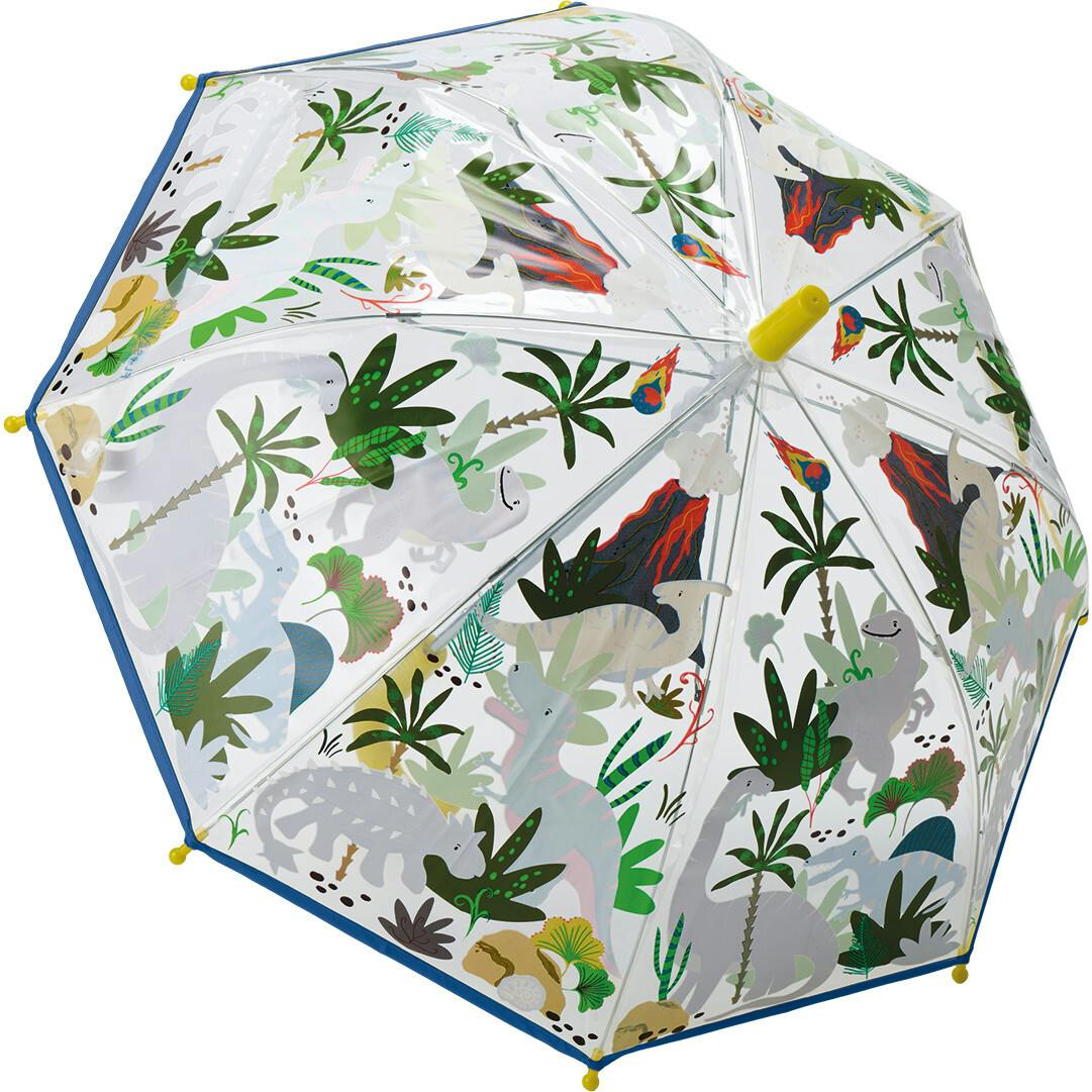 Dino Transparent Colour Changing Umbrella