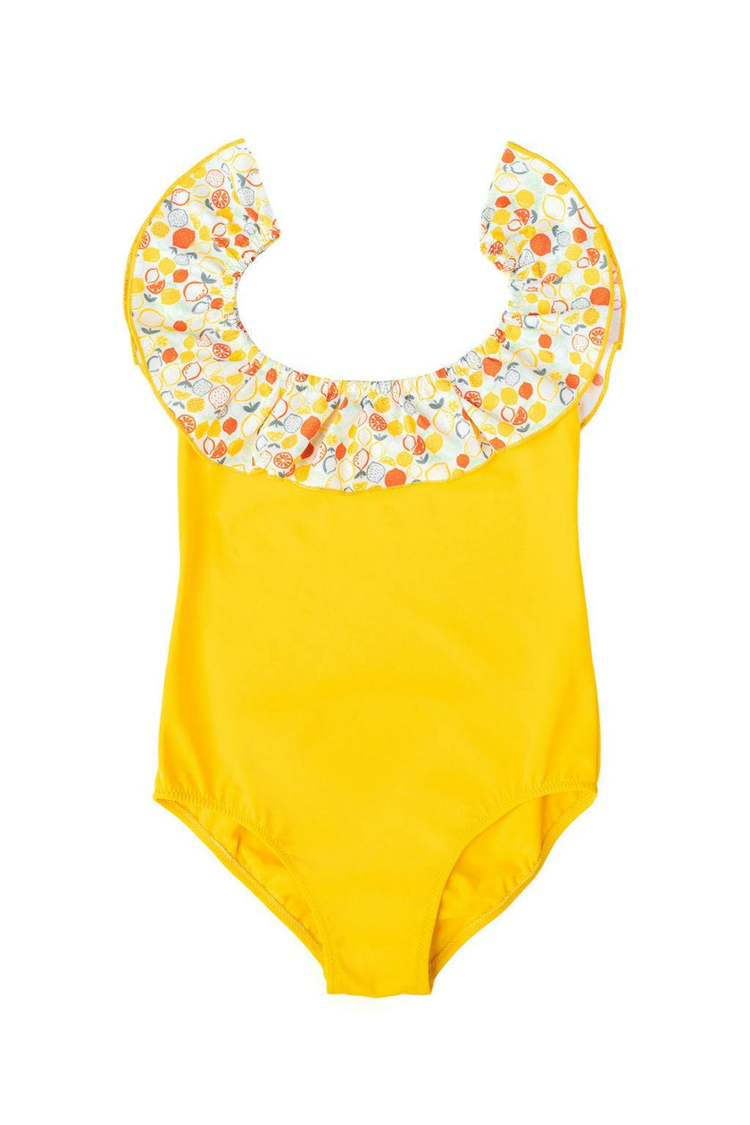 Carolina One Piece - Sicilian Yellow and Lemon Print