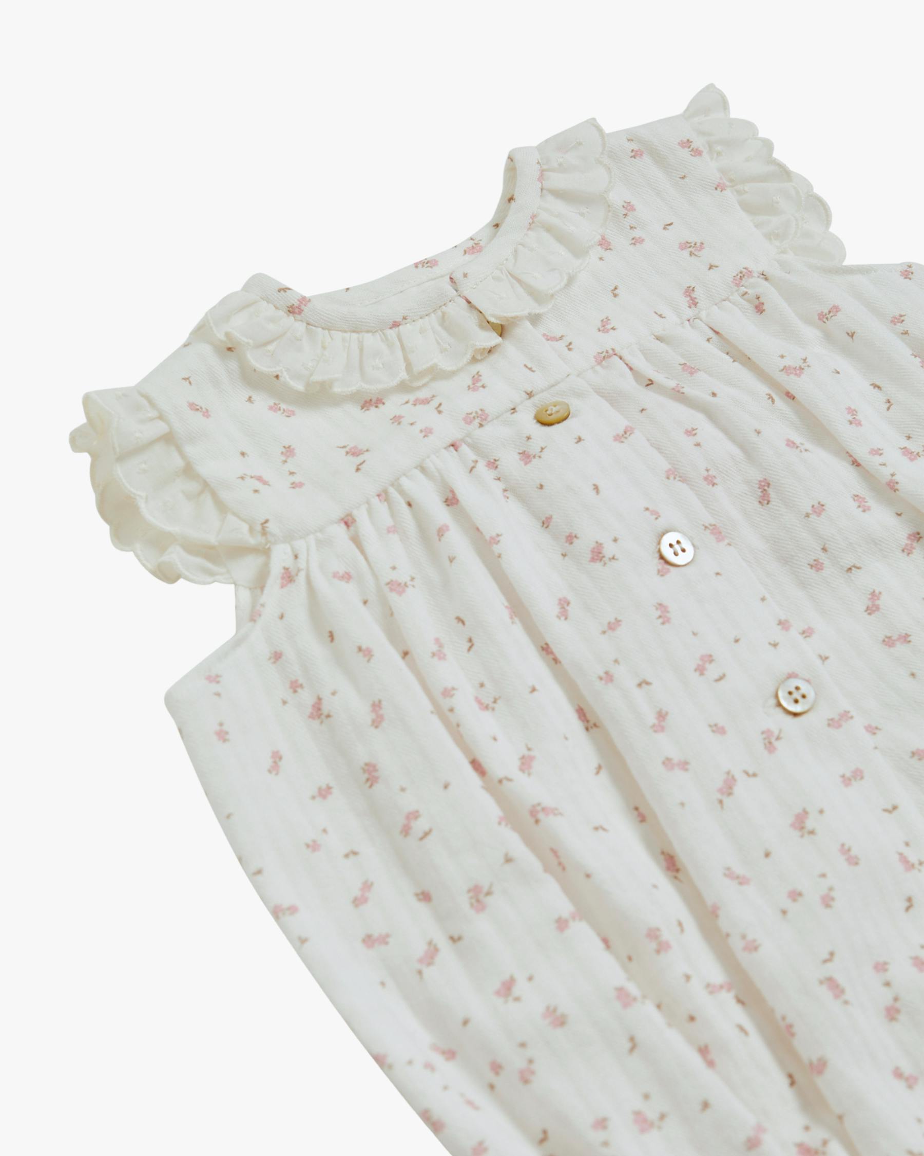 Arabelle Romper Jacquard Pink