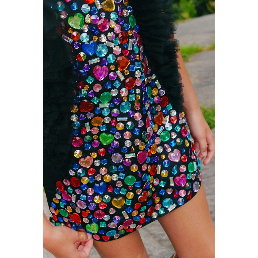 Bejeweled Gem Dress