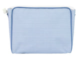The Go Bag in Navy Mini Stripe