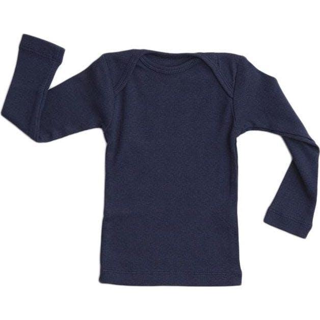 Rib Lap Shoulder Tee Long Sleeve